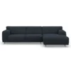 Sofa Vesta High Z Szezlongiem 301X160 Cm Granatowa