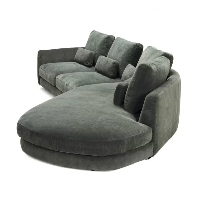 Sofa Vivole 2,5 Os. Open End Smooth Laural Green Tenksom