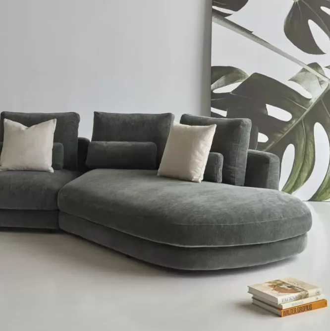 Sofa Vivole 2,5 Os. Open End Smooth Laural Green Tenksom