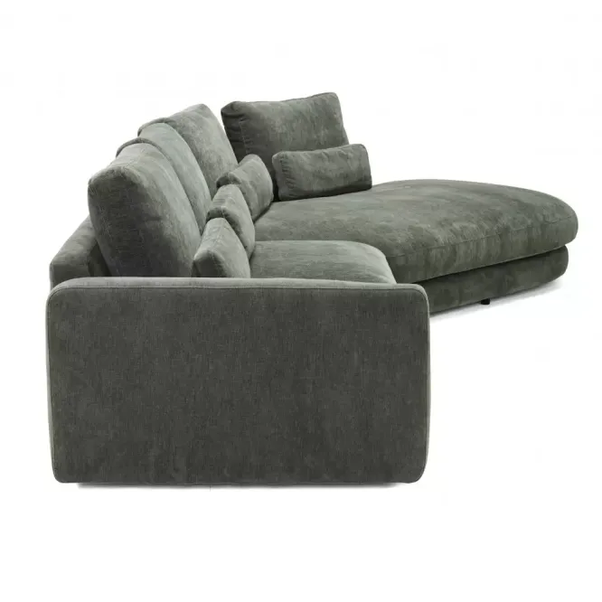 Sofa Vivole 2,5 Os. Open End Smooth Laural Green Tenksom