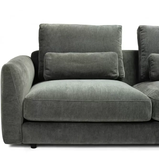 Sofa Vivole 2,5 Os. Open End Smooth Laural Green Tenksom