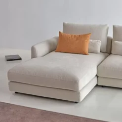 Sofa Vivole 1,5 Os. Z Szezlongiem Aivi Lace Beige Tenksom
