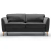 Sofa Z Funkcją Spania Lucy 3 Osobowa Czarny Melanż Sits