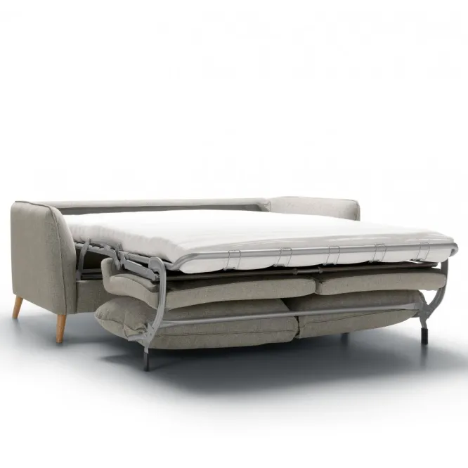 Sofa Z Funkcją Spania Lucy 3 Osobowa Beżowa Sits