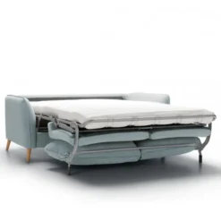 Sofa Z Funkcją Spania Lucy 3 Osobowa Błękitna Sits