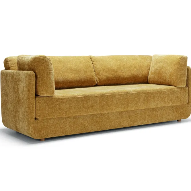 Sofa Z Funkcją Spania Stina Żółta Sits