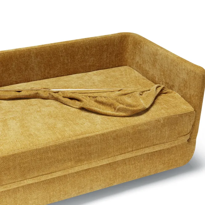 Sofa Z Funkcją Spania Stina Żółta Sits