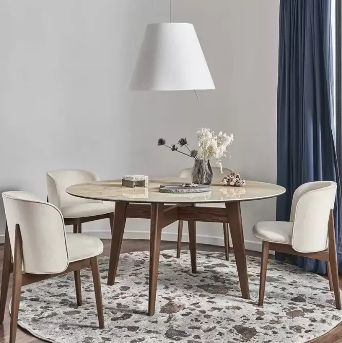 Stół Abrey 140 Cm Golden Onyx Calligaris
