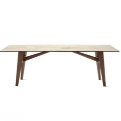 Stół Abrey Prostokątny 250 Cm Golden Onyx Calligaris