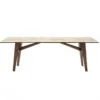 Stół Abrey Prostokątny 200 Cm Golden Onyx Calligaris