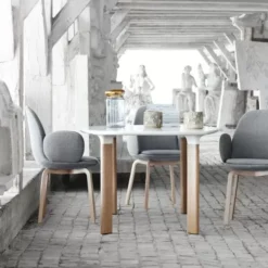 Stół Analog 185 Cm Biały Laminat Fritz Hansen