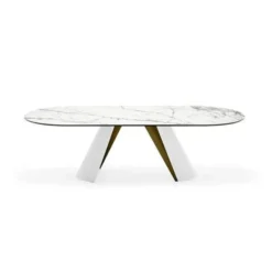 Stół Apian 250 Cm Biała Ceramika Calligaris