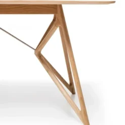 Stół Dębowy Tink 200 Cm Oliwkowe Linoleum Gazzda