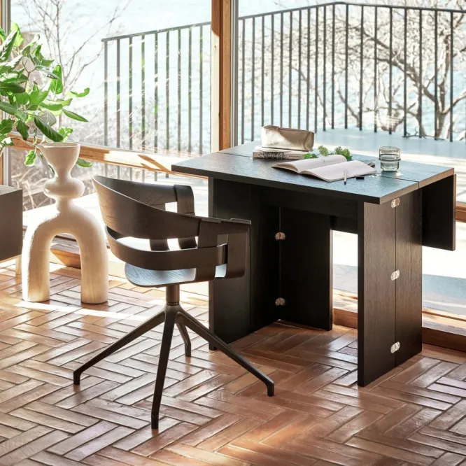 Stół Flip 90 Cm Czarny Design House Stockholm