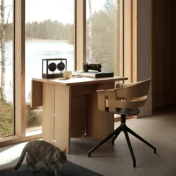 Stół Flip 90 Cm Dębowy Design House Stockholm