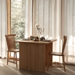 Stół Flip 90 Cm Dębowy Design House Stockholm
