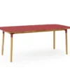 Stół Form 200X95 Cm Czerwony Normann Copenhagen
