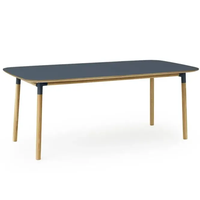 Stół Form 200X95 Cm Niebieski Normann Copenhagen