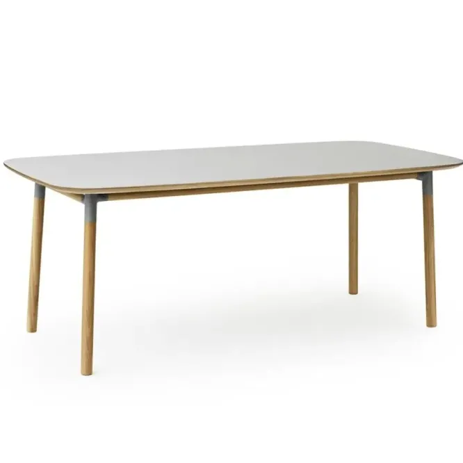 Stół Form 200X95 Cm Szary Normann Copenhagen