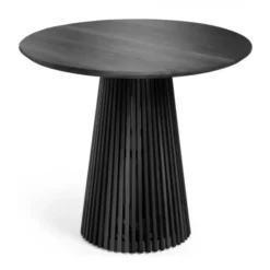 Stół Jeanette 90 Cm Czarny Kave Home