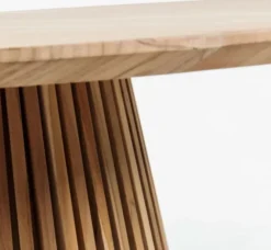 Stół Jeanette 90 Cm Naturalny Kave Home