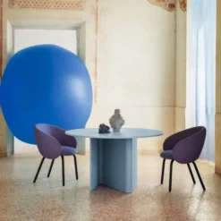 Stół Nami 140 Cm Jasnoniebieski Miniforms