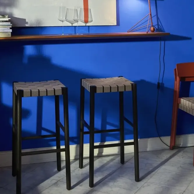 Stołek Barowy Betty Tk7 Black-Black Andtradition