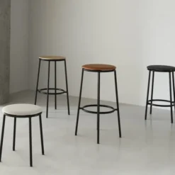 Stołek Barowy Circa Ultra Leather Brandy Normann Copenhagen