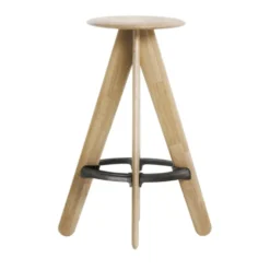 Stołek Barowy Slab Naturalny Dąb Tom Dixon
