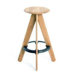 Stołek Barowy Slab Naturalny Dąb Tom Dixon