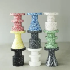 Stołek Bit Stack Biały Normann Copenhagen