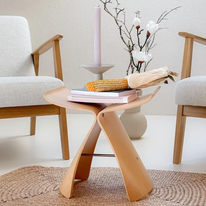 Stołek Butterfly Maple Vitra