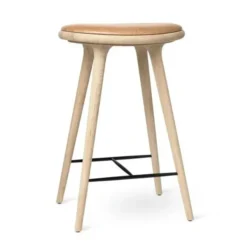 Stołek 69 Cm Woskowany Dąb Mater