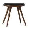 Stołek Dębowy Dark Stained 47 Cm Mater