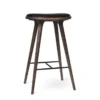Stołek Dębowy Dark Stained 74 Cm Mater