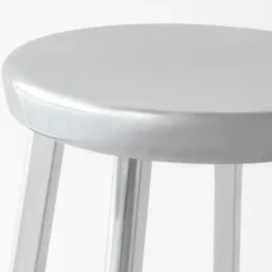 Stołek Deja-Vu 50 Cm Polerowane Aluminium Magis