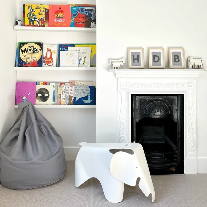 Stołek Eames Elephan Re Biały Vitra