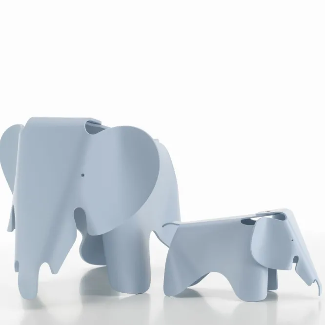 Stołek Eames Elephan Re Błękitny Vitra