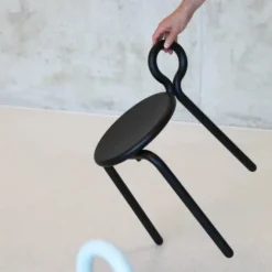 Stołek Lasso Czarny &K Amsterdam