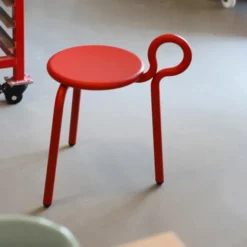 Stołek Lasso Czerwony &K Amsterdam