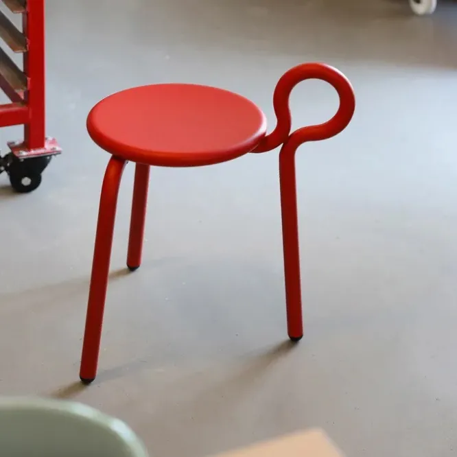 Stołek Lasso Czerwony &K Amsterdam