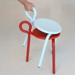Stołek Lasso Jasnoniebieski &K Amsterdam