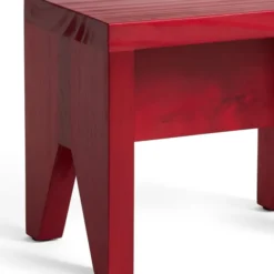 Stołek Manolito 30 Cm Czerwony Hay