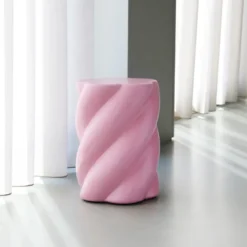 Stołek Marshmallow Różowy &K Amsterdam