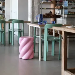 Stołek Marshmallow Różowy &K Amsterdam