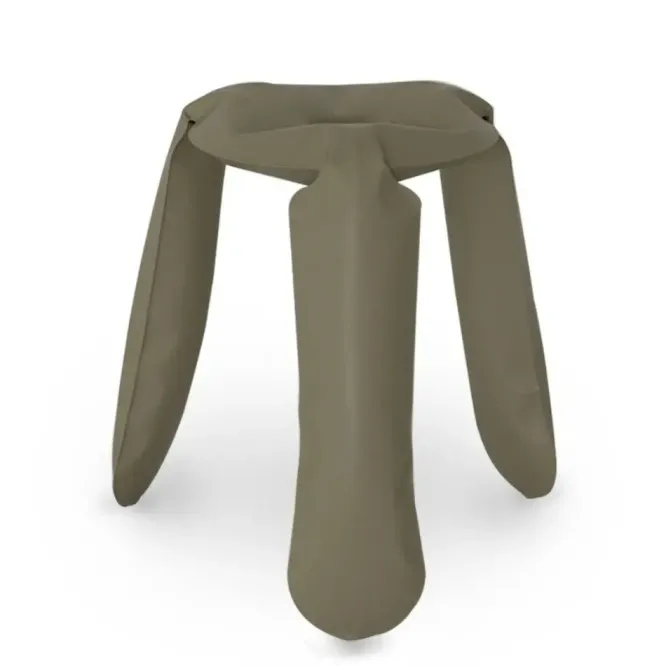 Stołek Plopp Standard Stal Węglowa Moss Grey Zieta
