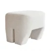 Stołek Sculpt Boucle Złamana Biel 101 Copenhagen