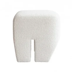 Stołek Sculpt Boucle Złamana Biel 101 Copenhagen