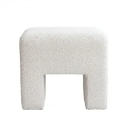 Stołek Sculpt Boucle Złamana Biel 101 Copenhagen