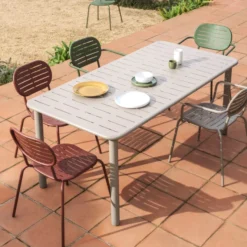 Stół Ogrodowy Brai 180 Cm Beżowy Kave Home